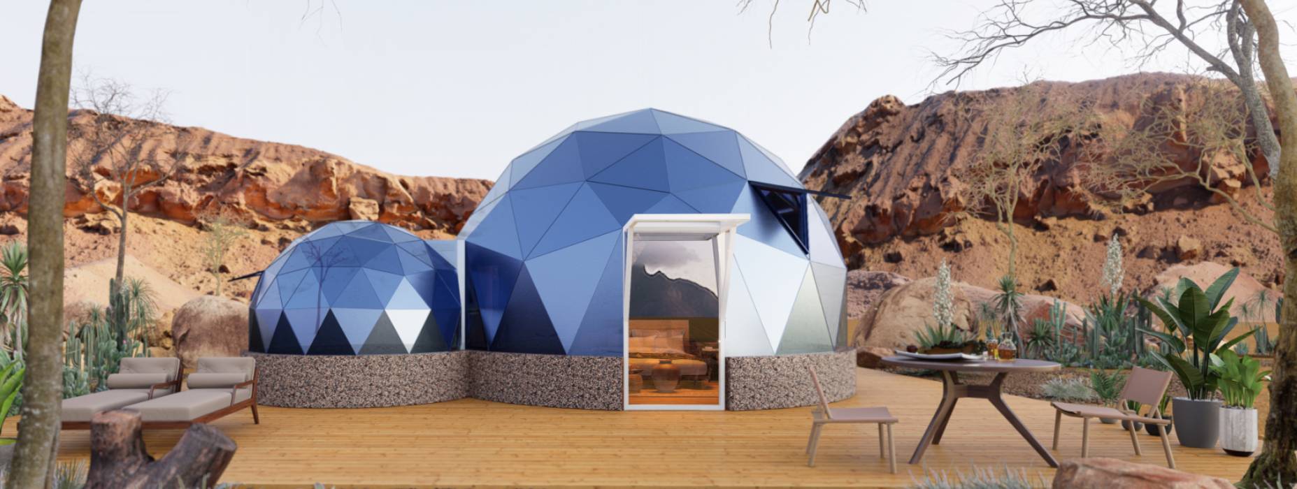 青岛球形智能光伏玻璃星空房